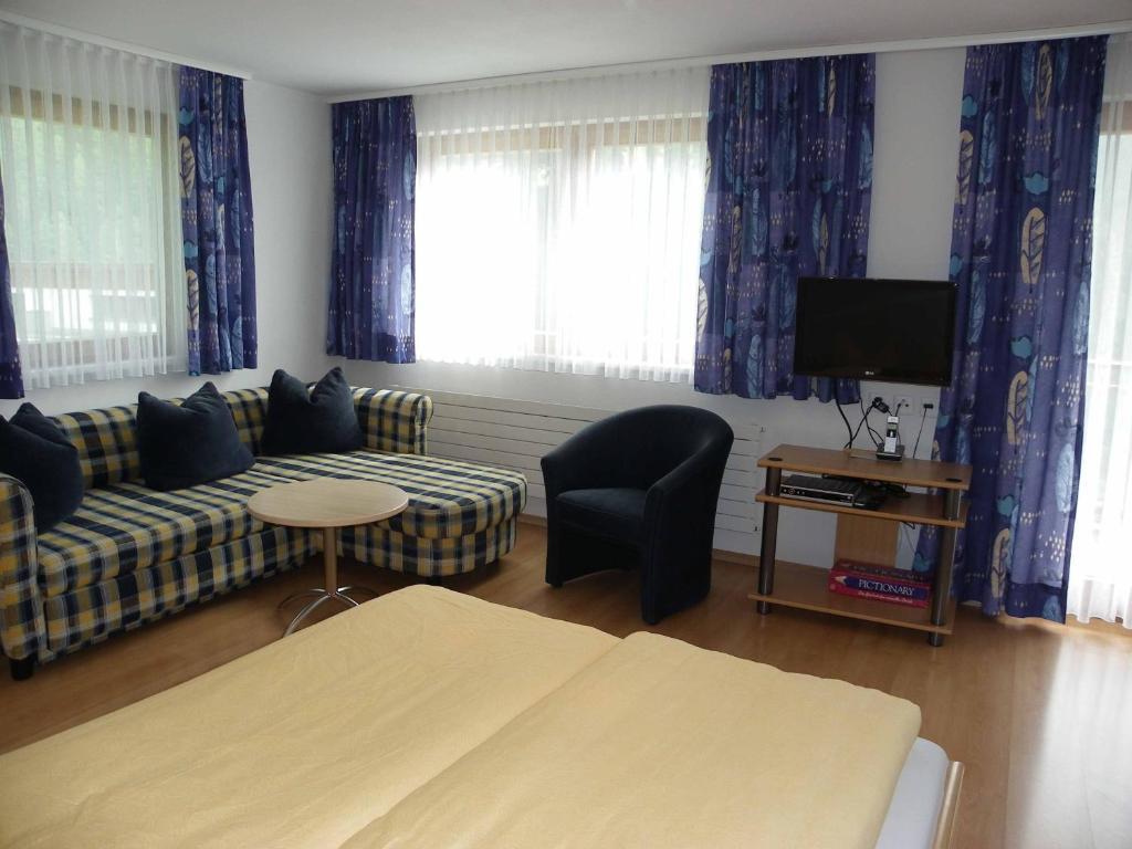 Chasa Vaidum Apartman Samnaun Szoba fotó