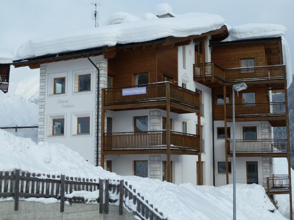 Chasa Vaidum Apartman Samnaun Kültér fotó